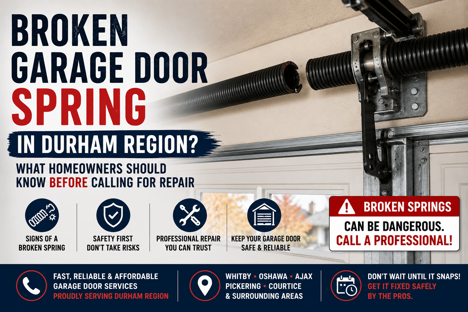 Broken Garage Door Spring Safety Guide